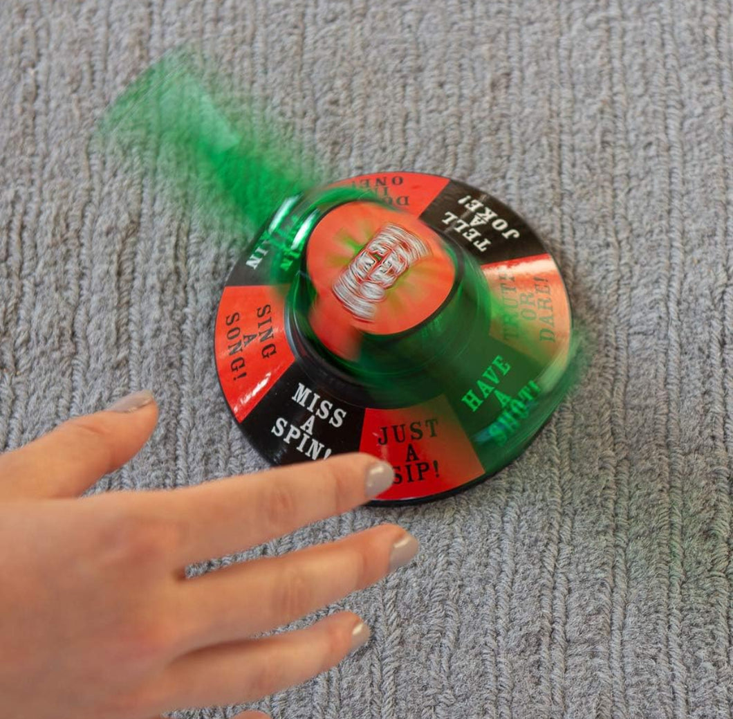 Funtime Ba7500 Spin The Bottle - Juego Para Beber, Color Verde MOD ZE-2852