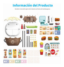 Cargar imagen en el visor de la galería, Set didáctico mini restaurante MOD 25722
