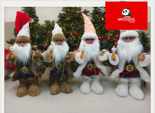 Cargar imagen en el visor de la galería, Santa claus  navideño musical y movimiento  40 cm MOD HS1443-16
