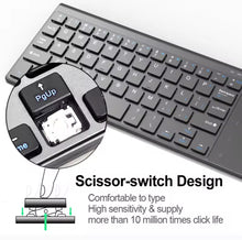 Cargar imagen en el visor de la galería, Teclado inalámbrico delgado de 2,4G con Touchpad, teclado numérico de ratón para Android, Windows, ordenador portátil, TV Box MOD TC.K136
