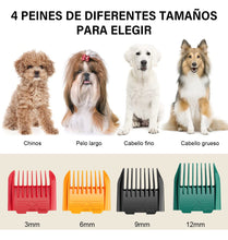 Cargar imagen en el visor de la galería, Maquina Cortador Pelo Perro Rasuradora Silencio Inalámbrica profesional kit de corte de pelo para tu mascota MOD Q-LF880
