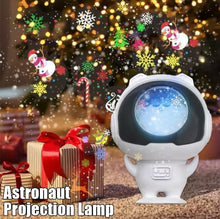 Cargar imagen en el visor de la galería, Lámpara de proyector de astronauta, lámpara de noche de ondulación de agua, proyector enchufable USB para Helloween, decoración navideña, regalos para niños y amigos

