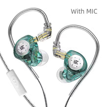 Cargar imagen en el visor de la galería, KZ EDX pro auriculares /MICRO intrauditivos estéreo DJ Hi-Fi Bass HIFI micrófono tapones para los oídos Cable altavoces reducir el ruido y cables desmontables MOD MICRO PRO
