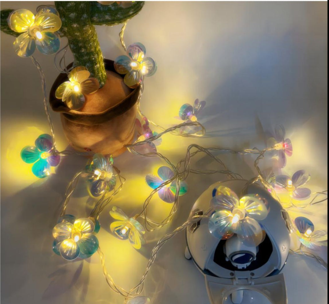Seríe luz led tira de 22 led con diseño de flor musical