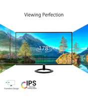 Cargar imagen en el visor de la galería, ASUS Monitor VZ24EHF Eye Care: 24 Pulgadas (23,8 Pulgadas visibles), IPS, Full HD, sin Marco, 100 Hz, sincronización adaptativa, MPRT de 1 ms, HDMI, luz Azul Baja, sin Parpadeo, Montaje en Pared
