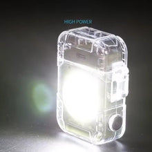 Cargar imagen en el visor de la galería, Encendedor de carga rápida USB a prueba de viento, encendedor de pantalla LED RECARGABLE Y LUZ LED MOD
