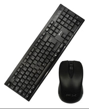 Cargar imagen en el visor de la galería, Kit Teclado + Mouse Inalambrico Ergonomico Resistente MOD TEC-FX554

