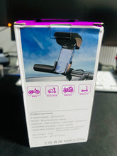 Cargar imagen en el visor de la galería, Soporte para teléfono móvil con cubierta para lluvia, soporte para manillar de bicicleta, resistente a los golpes, para manillar redondo de 18-32mm MOD Z02+ZXC05
