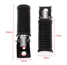 Cargar imagen en el visor de la galería, Reposapiés trasero piezas motocicleta, estriberas compatibles con GS125, GN125, accesorios para Motocross, pedales, 2 uds. MOD RS-GRL-12015BK
