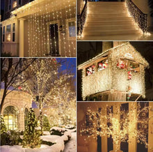 Cargar imagen en el visor de la galería, Guirnalda de luces Led impermeables para decoración, guirnalda de hadas navideña de 50 metros con 500 luces, ideal para boda, Año Nuevo, jardín, hogar y exteriores

