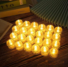 Cargar imagen en el visor de la galería, Vela de simulación LED sin humo, hermosa vela electrónica, iluminación nocturna, cera de té brillante festiva para fiesta MOD ZE-1448
