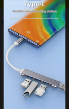Cargar imagen en el visor de la galería, Adaptador Usb C Lightning Splitter Hub 4 En 1 De Usb A Tipo MOD BYL-2010
