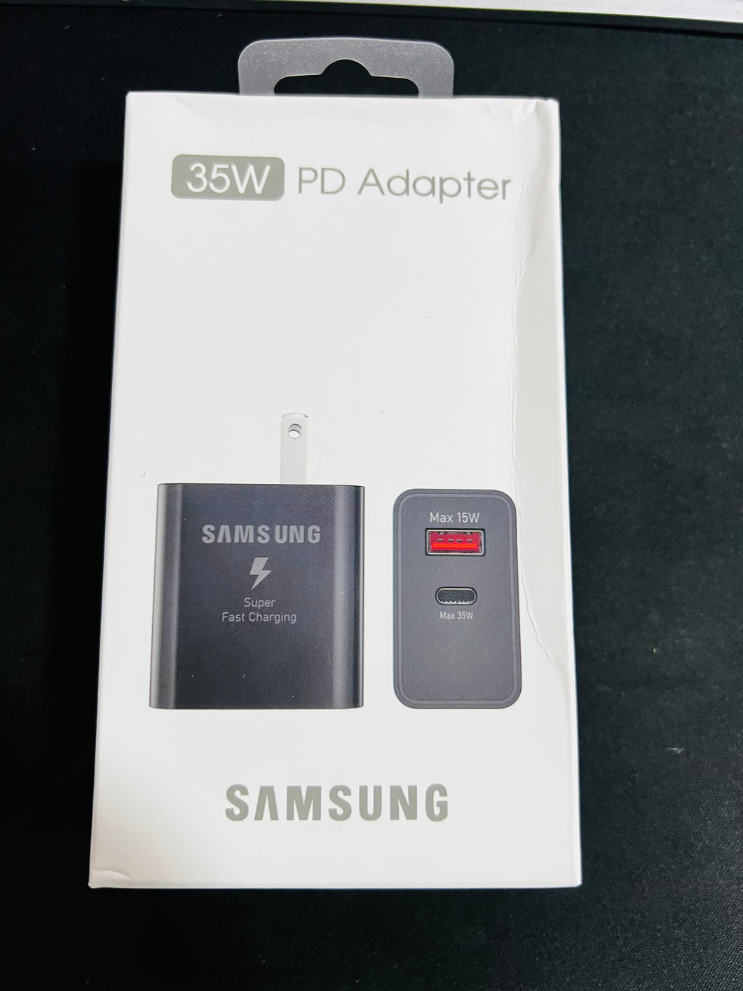 Cargarlo turbo de doble entrada tipo USB y C de 35 W
