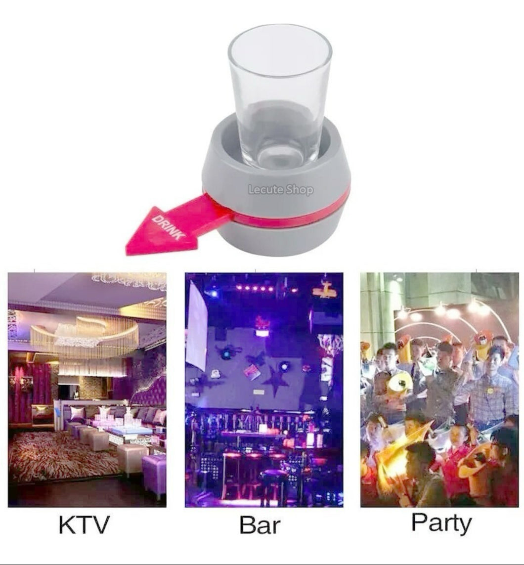 Ruleta Vaso Tequilero Drink Shot Juego Beber Reto Party Spin MOD ZE-2853