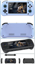 Cargar imagen en el visor de la galería, G28 Retro Arcade Consola de juegos portátil, 64G 4.3 pulgadas 480 x 272 visualización HD retro reproductor de videojuegos con sistema de código abierto y batería de 2100 mAh MOD G28
