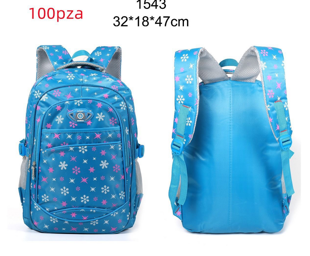 Mochila juvenil con varios compartimentos MOD 1543