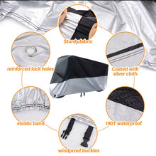 Cargar imagen en el visor de la galería, Cubierta universal para motocicleta,funda para moto premium reforzada Protector Uv a prueba de polvo, impermeable,MOD ZE-2344 CALIDAD PREMIUM
