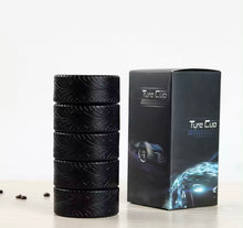 Cargar imagen en el visor de la galería, Taza de té y café con ruedas, vaso de agua interior de acero inoxidable, taza de neumático de coche MOD ZE-1470
