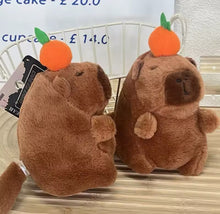 Cargar imagen en el visor de la galería, Capybara peluche llavero con sonido y luz MOD RW81-1
