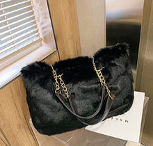 Cargar imagen en el visor de la galería, Bolsa maleta de peluche sintético de moda MOD 2869
