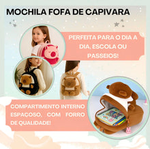 Cargar imagen en el visor de la galería, Mochila de peluche Capybara MOD MC-K109
