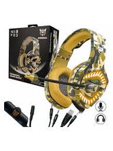 Cargar imagen en el visor de la galería, Auriculares para juegos por cable ONIKUMApersonalizados para uso en computadora portátil Auriculares con cancelación activa de ruido  ONIKUMA MOD K18 PRO MILITAR
