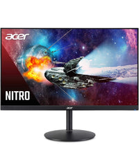 Cargar imagen en el visor de la galería, Monitor Acer Nitro XF272 CURVO Xbmiiprzx Monitor para juegos TN Full HD (1920 x 1080) de 27 pulgadas con tecnología AMD Radeon FreeSync, 180 HZ, tiempo de respuesta de hasta 0.2 ms, listo para HDR (1 DP, 2 x HDMI PRO GAMING
