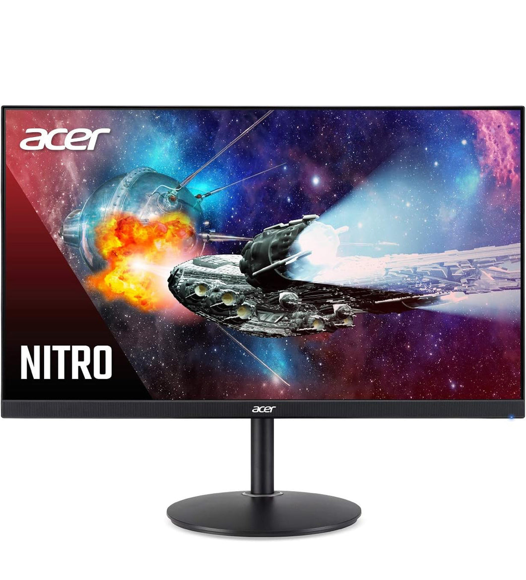 Monitor Acer Nitro XF272 CURVO Xbmiiprzx Monitor para juegos TN Full HD (1920 x 1080) de 27 pulgadas con tecnología AMD Radeon FreeSync, 180 HZ, tiempo de respuesta de hasta 0.2 ms, listo para HDR (1 DP, 2 x HDMI PRO GAMING