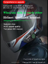 Cargar imagen en el visor de la galería, X-15-auriculares inalámbricos para casco de motocicleta, audífonos manos libres con Bluetooth 5,0, batería de 1200mAh, resistentes al agua MOD X-15

