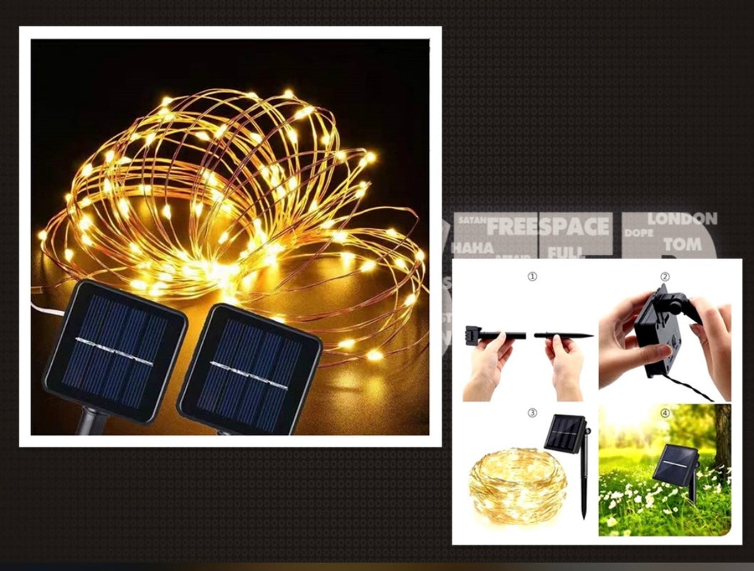 Serie solar multicolor 20 metros MOD HY16