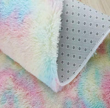 Cargar imagen en el visor de la galería, Alfombra de felpa gruesa para sala de estar, decoración del hogar, alfombra mullida Rectangular de seda para área de niños, alfombrillas para pies de sofá, Alfombra de juego para dormitorio de niños
