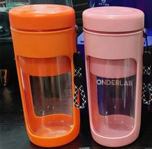 Cargar imagen en el visor de la galería, Nuevo Taza de jugo de doble capa, Extractor de jugo inalámbrico recargable por USB, pequeña taza de jugo portátil, hoja de 6 páginas, 450ml MOD SC-02
