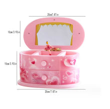 Cargar imagen en el visor de la galería, Joyero creativo para niña de Ballet, caja de música MOD MY6033
