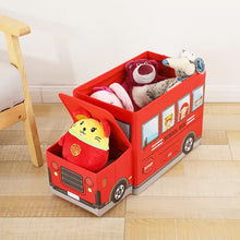 Cargar imagen en el visor de la galería, Caja de almacenamiento plegable para coche, cesta grande de lavandería, artículos diversos, ropa para niños, juguetes, organizador de libros
