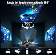 Cargar imagen en el visor de la galería, Proyector 4k Con Consola De Juegos más 5000 juegos y dos controles Inalámbrico 64g Hdmi y app TV 2.4g MOD X10
