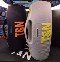 Cargar imagen en el visor de la galería, Bocina BT con gran calidad de sonido de 60w  altavoz inalámbrico BT5.0 Fiesta al aire libre Subwoofer altura potente altavoces de sonido Boombox3 al aire libre MOD 427-TW
