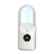 Cargar imagen en el visor de la galería, Enfriador de aire eléctrico portátil, ventilador sin hojas, 6 velocidades, temporizador silencioso, Humidificador MOD 17198-1
