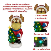 Cargar imagen en el visor de la galería, Muñeco navideño varios diseños ojos luz movibles musicales y luz adorno 45 cm alto MOD W019 w018 W016
