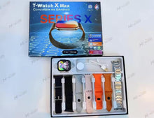 Cargar imagen en el visor de la galería, Reloj inteligente Hiwego Ultra Series10 7 + 1 correas llamada telefónica Bluetooth reloj deportivo detección de ritmo cardiaco MOD PK10
