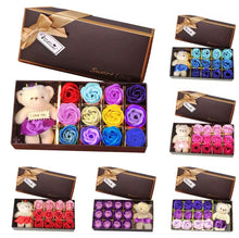 Cargar imagen en el visor de la galería, Caja de regalo con flores de jabón, juego de rosas, recuerdos multiusos prácticos, regalos MOD LU7204
