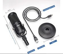 Cargar imagen en el visor de la galería, Microfono Usb Aokeo De Condensador Para Podcast Pc Ps4 Xbox profesional MOD AK60-MKF
