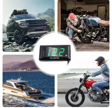 Cargar imagen en el visor de la galería, Cargador Para Moto Rasen Con Voltimetro Cuadrado Con Letras MOD RS-GRL-120018
