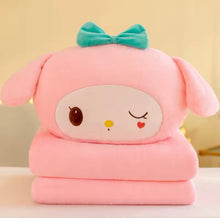 Cargar imagen en el visor de la galería, Almohada con frazada kawai
