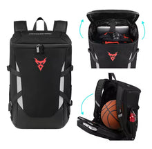 Cargar imagen en el visor de la galería, Mochila multifuncional con reflejante en gris ,sin luz mochila impermeable para casco RAZEN MOD RS-SPO-19202
