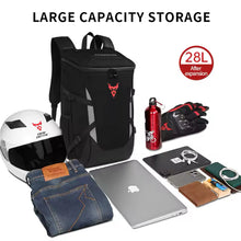 Cargar imagen en el visor de la galería, Mochila multifuncional con reflejante en gris ,sin luz mochila impermeable para casco RAZEN MOD RS-SPO-19202
