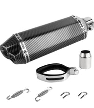 Cargar imagen en el visor de la galería, Tubo de escape de entrada de doble salida de 1.5-2 pulgadas con escape extraíble DB Killer con escape de 38-51 mm de diámetro para moto de tierra, calle/deportes motocicletas y scooters ATV MOD RS-ESC-9002
