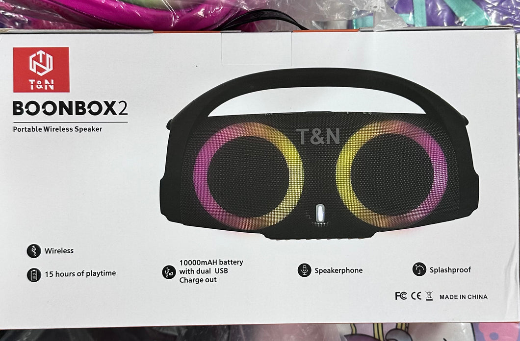 Bocina de BT BOOMS BOX 2 RGB