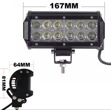 Cargar imagen en el visor de la galería, Barra rectangular 12 led contra agua para moto o vehículo todo terreno MOD RS-LED-13001W
