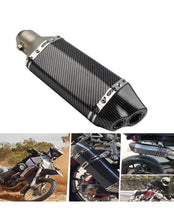 Cargar imagen en el visor de la galería, Tubo de escape de entrada de doble salida de 1.5-2 pulgadas con escape extraíble DB Killer con escape de 38-51 mm de diámetro para moto de tierra, calle/deportes motocicletas y scooters ATV MOD RS-ESC-9002
