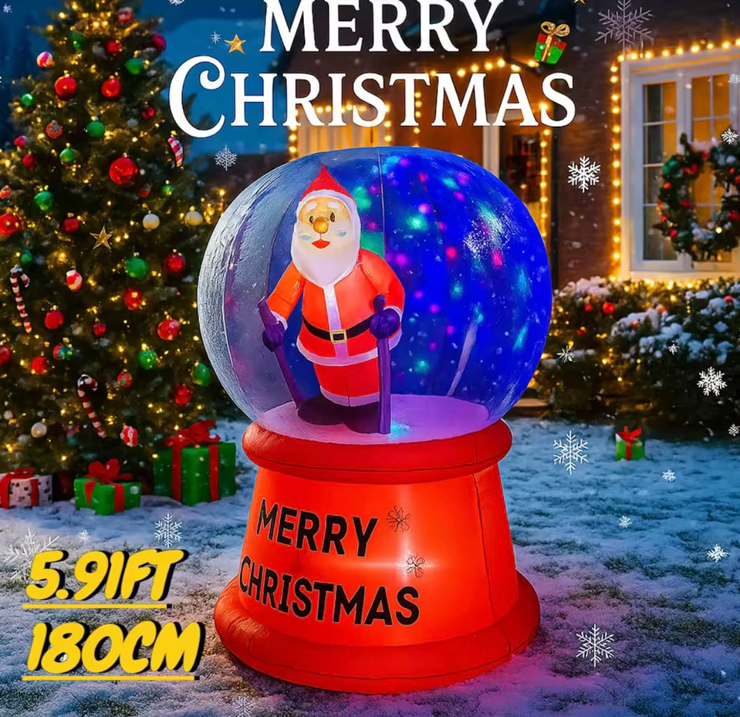 bola de cristal de Papá Noel, adornos navideños para suministros de patio, adornos para el hogar MOD SD-72921